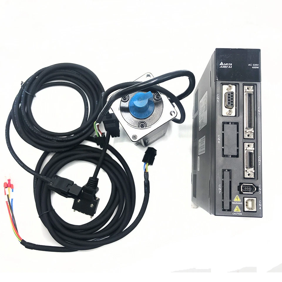 Delta ECMA-C10604RS+ASD-A2-0421-L A2 AC Servo Motor Drive Kit 400W 3000RPM 220V - Image 2 of 4