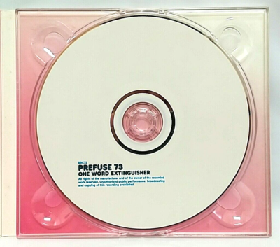 CD) Prefuse 73 – One Word Extinguisher, Album, BRC-73, Bonus Track