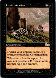 Contamination (Urza's Saga) 123/335 Rare Enchantment