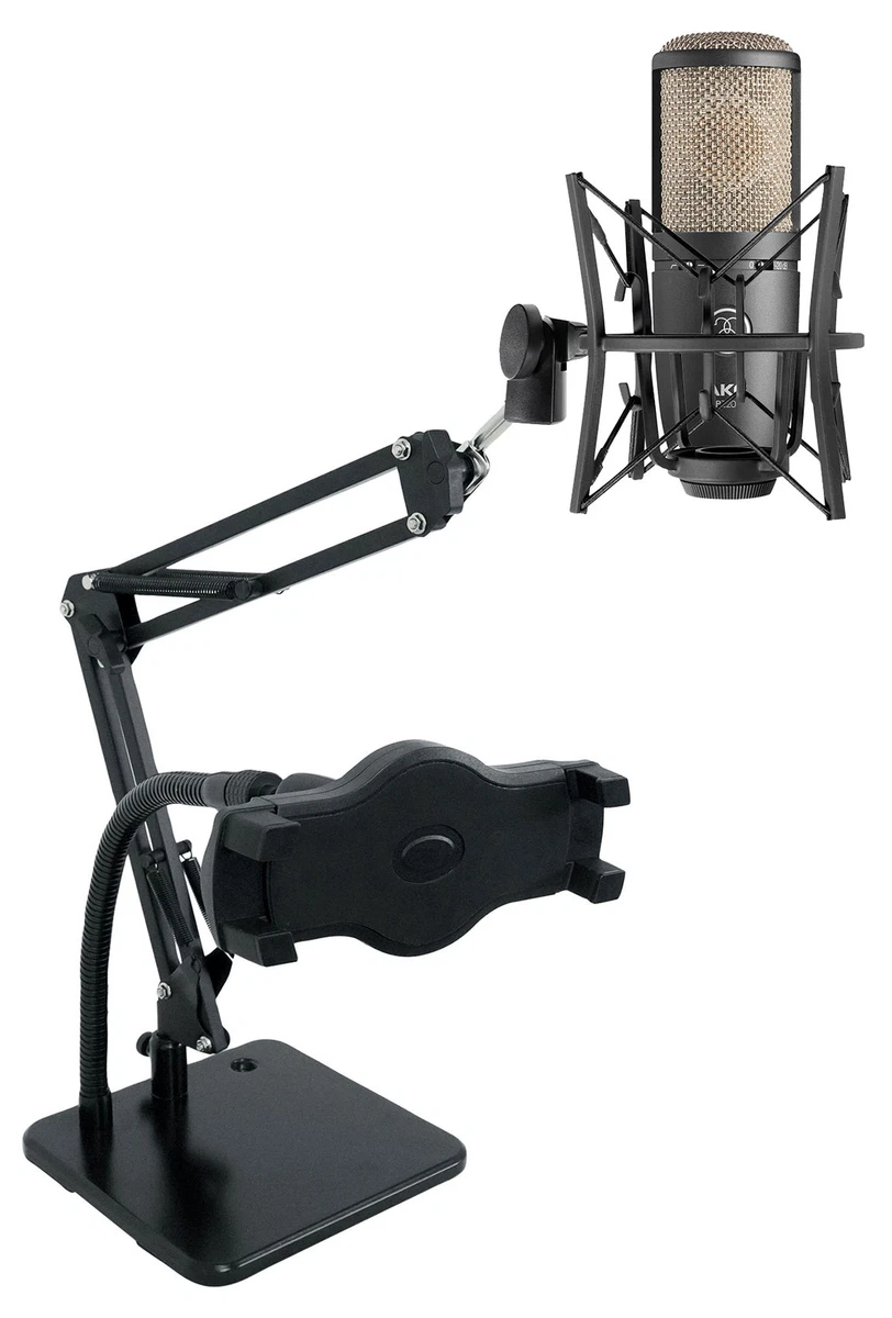 AKG P220 Studio Condenser Microphone Recording Mic Shockmount Dual