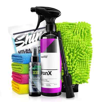 CarPro IronX Cherry Felgenreiniger 500ml Set Auto inkl. Dr. Wack Felgen Detailer
