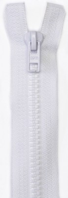 MÄNTEL OPTILON REISSVERSCHLUSS, 32''/81CMS, WEISSE KLOBIGE ZÄHNE KUNSTSTOFF, OFFENES ENDE, NUMB 5