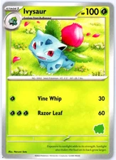 Pokemon TCG Ivysaur My First Battle Bulbasaur Stamp Regular