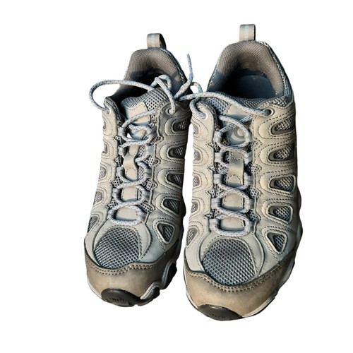 Zapatos con cordones Oboz Senderismo Caminar Mujer Talla 38.5 EE. UU. 8 Gris Cuero Cómodo