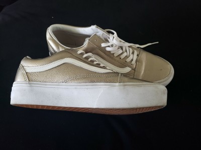 vans old skool leather platform