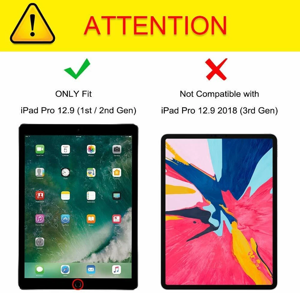 Fintie Rotating Case for 12.9'' iPad Pro 2nd /1st Gen A1584/ A1652/ A1670/ A1671 - Image 2 of 4