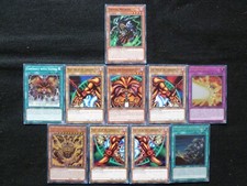 YU-GI-OH SET OF 10 LDK2 EXODIA THE FORBIDDEN ONE CARDS UNL ED MINT