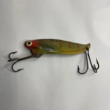 Vintage Heddon Sonar 433  Fishing Lure Blade Jig Bait Spoon Perch Color 2.5"
