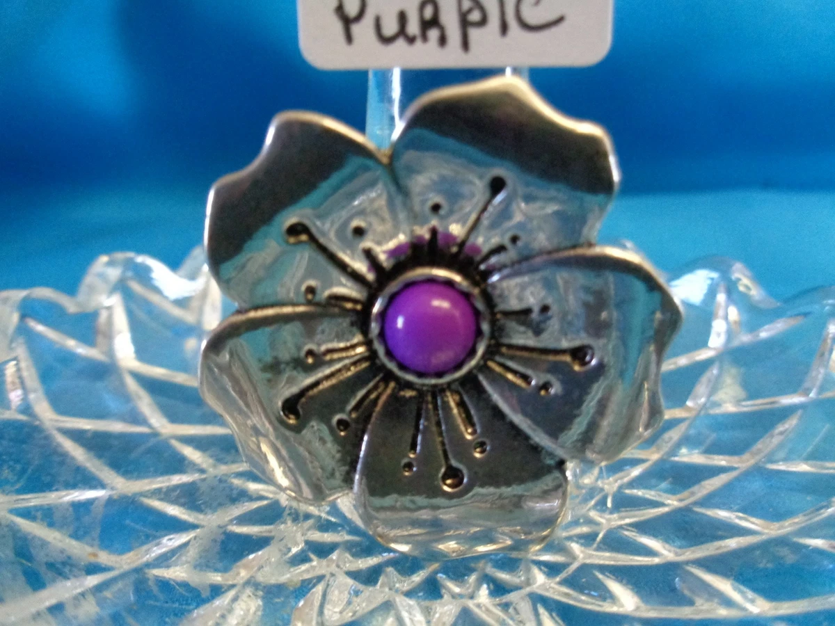 Boho blossom cheap purple ring