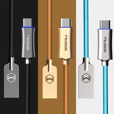 USB Type C Mcdodo Smart LED Auto Disconnect Quick Charge Data Cable Galaxy S8+