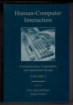 Human-Computer Interaction. Volume 2: Communication, Cooperation and Application