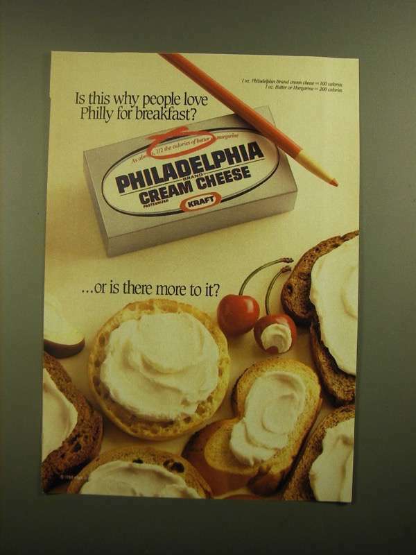 1988 Kraft Philadelphia Cream Cheese Ad Exploring Why People Love It