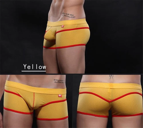 NUEVO Hombre Calzoncillos Boxer Malla Seda Hielo Transpirables Calzoncillos Ropa Interior Sin Costuras - Imagen 16 de 19
