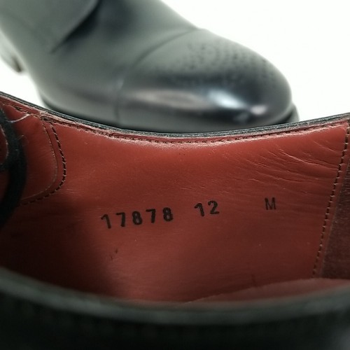 Magnanni X Newman Marcus Cap Toe Derby elegante Schuhe Herren Größe 12 M schwarz Leder - Bild 2 von 13
