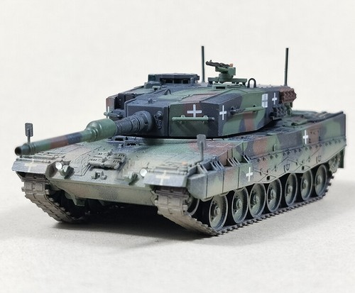 Panzerkampf 1/72 Ukraine Leopard 2A4 Main Battle Tank NATO Tricolor Alloy Model - Picture 17 of 17
