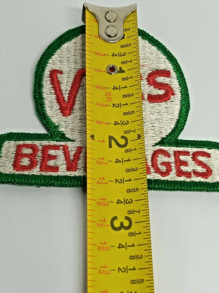 Parche de ventilación nuevo stock antiguo 2,5 por 2,75 pulgadas Vess bebidas Foto 4 de 4