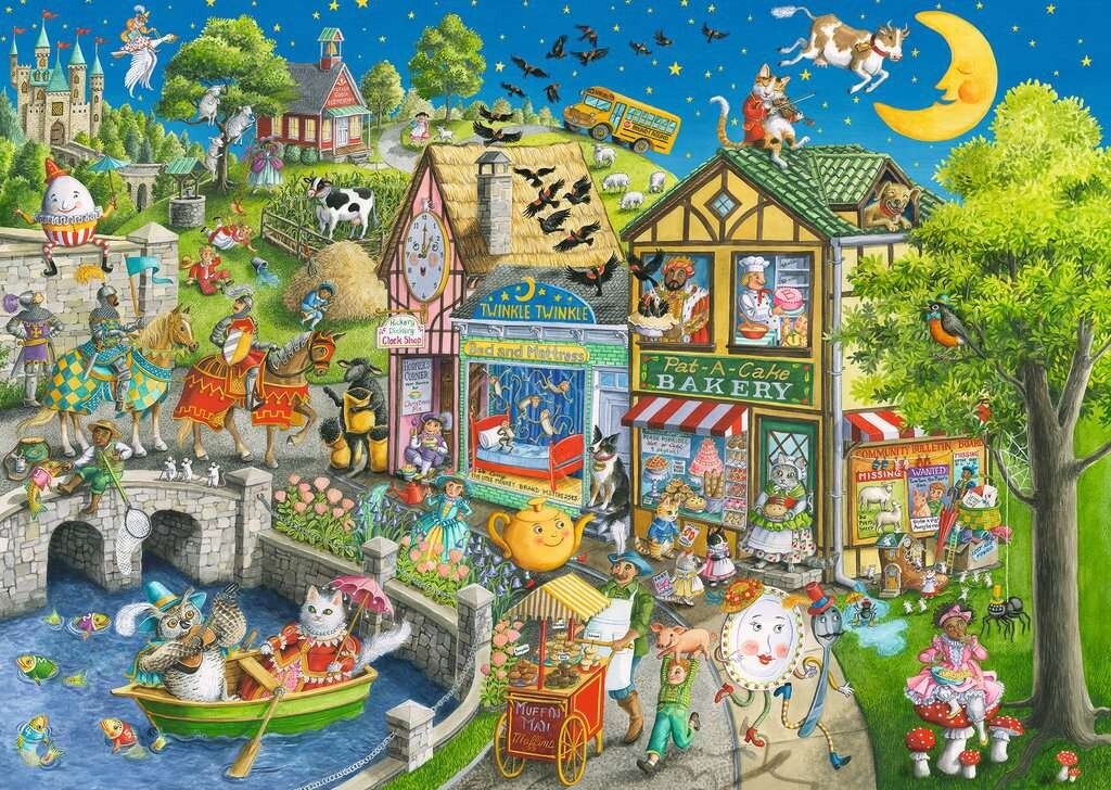 Ravensburger Mother Gooseville 1000 piece fairytale jigsaw puzzle