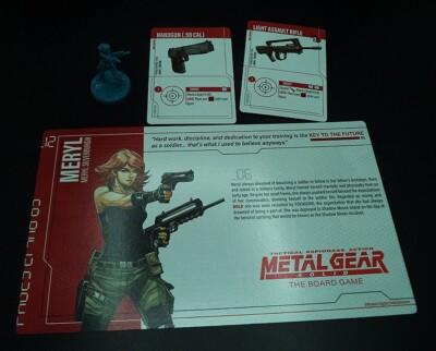CMON METAL GEAR SOLID THE BOARD GAME Model MERYL Miniature NEW