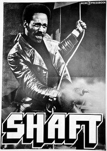 SHAFT 1971 Original HUGE Vintage Near Mint 17" X 12" MGM Pressbook - NO SNIPS!!