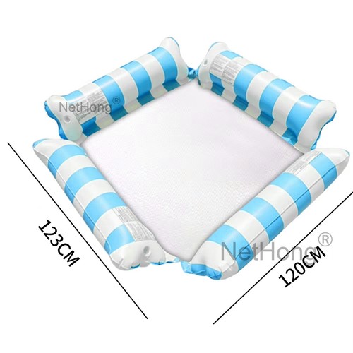 2pcs Inflatable Portable Floating Water Hammock Float Pool Bed Swimming Chair - Picture 3 of 30