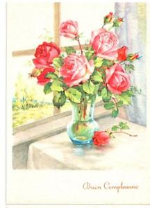 Cartolina Buon Compleanno Rose Cecami 1223 R134 Ebay