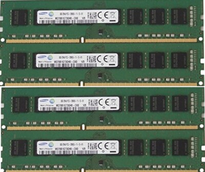 Samsung 32GB 4x 8GB DDR3 1600L MHz DIMM Low Voltage Ram Speicher Desktop 240 Pin