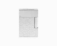 S.T. DUPONT Lighter LIGNE 2 Small Testa Micro Diamante Arabesco Platino C18603