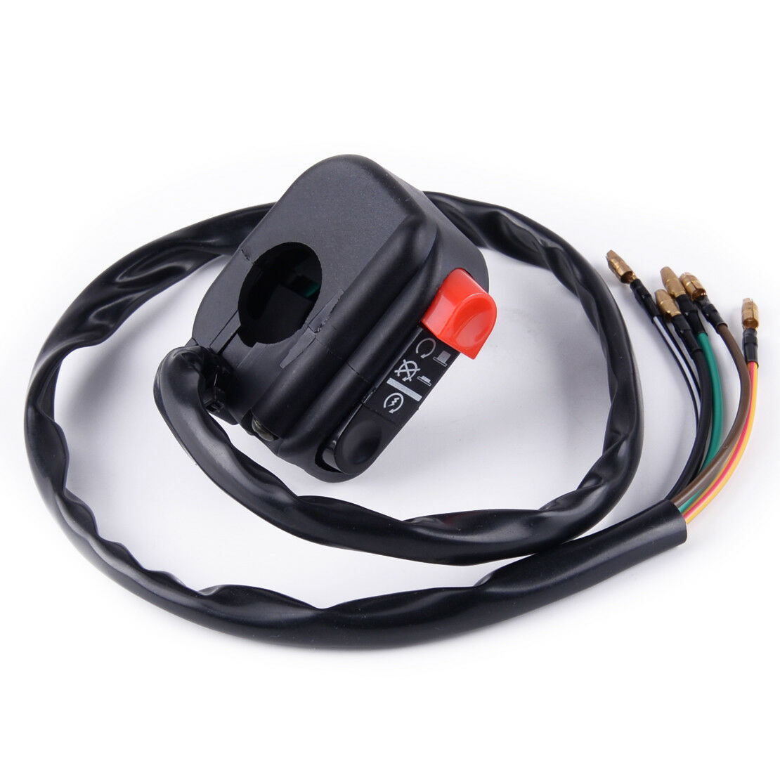 7/8 22mm Motorcycle Handlebar Control Switch Lights Engine Start Kill ON OFF
