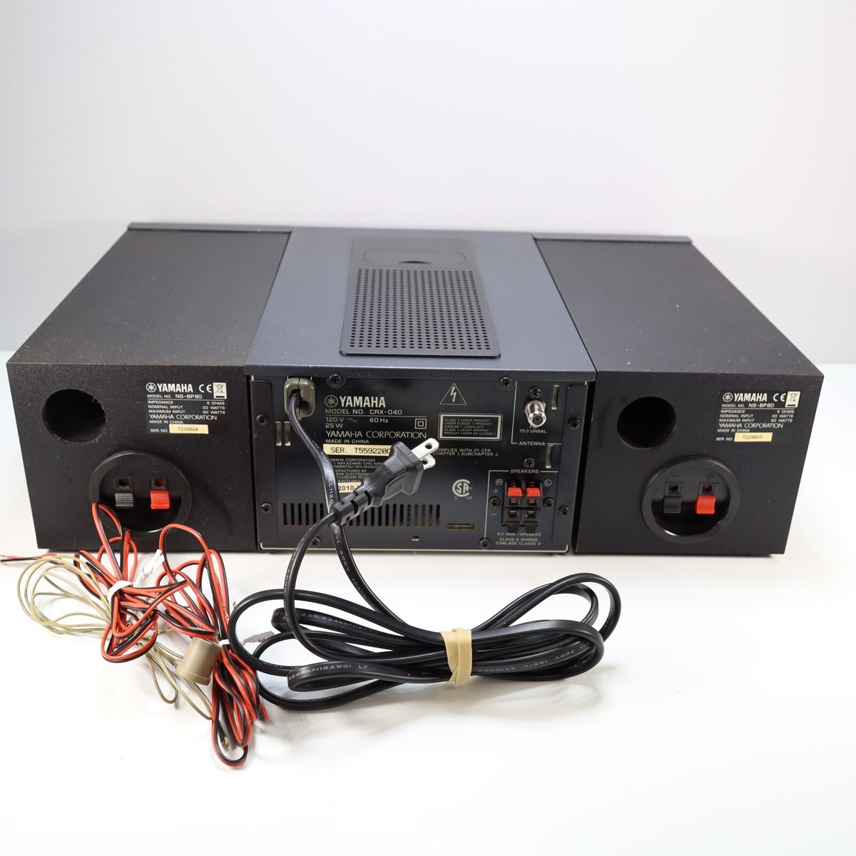 Yamaha CRX-040 CD Player iPod Dock USB Micro Stereo Receiver