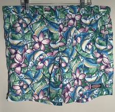Vineyard Vines Chappy Printed Swim Trunks Men's L Blue Marlin Beach Summer Fish