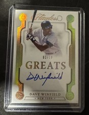 2022 Flawless Dave Winfield Gold Greats Auto Autograph #03/10 Yankees