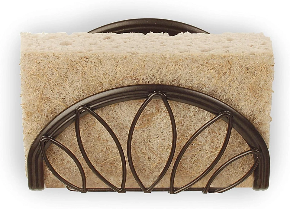 Soporte de esponja de succión de hojas diversificadas, bronce Foto 4 de 4