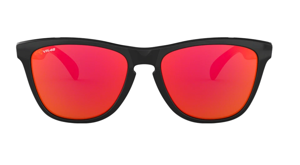 Oakley FROGSKINS Edición Limitada V Rossi Negro Pulido con Rubí Prizm OO9013-E6 Foto 2 de 4