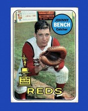 1969 Topps Set-Break # 95 Johnny Bench VG-VGEX (crease) *GMCARDS*