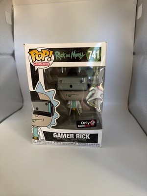 Funko Pop! Vinyl: Rick and Morty - Gamer Rick - GameStop (Exclusive) #741