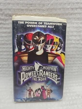 Mighty Morphin Power Rangers The Movie Vintage VHS Clamshell Tape 1995