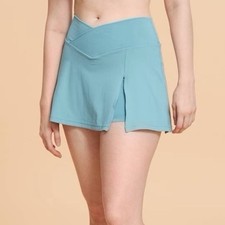 Blogilates Women's Crisscross Slit Skort Athletic Skirt Size Small NWT