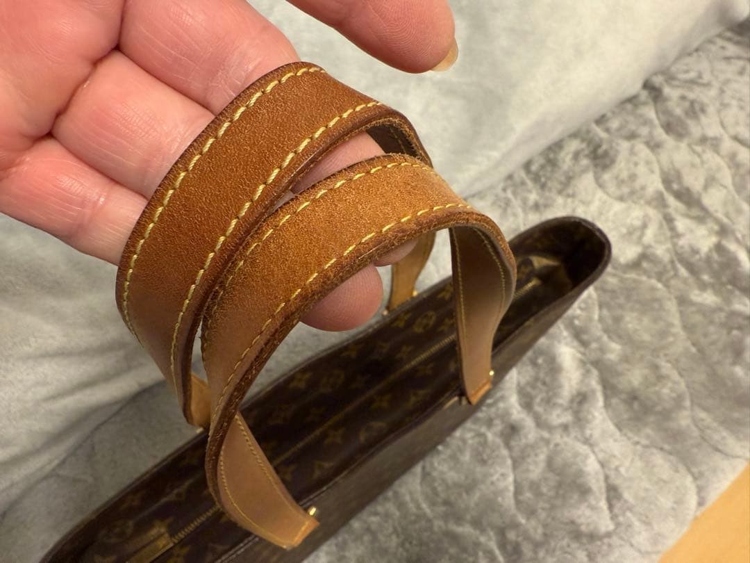 LOUIS VUITTON Luco Tote Bag Handbag M51155 Monogram Brown Women's Auth thumbnail 7