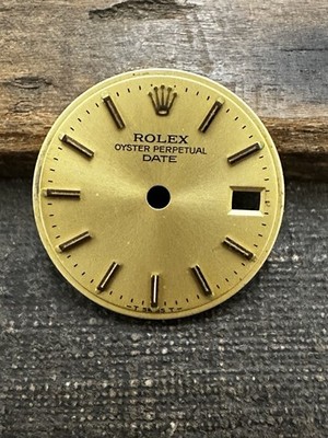 ROLEX DIAL ZIFFERBLATT DATE LADY 6917 6517 CHAMPAGNER ORIGINAL RUINIERT VINTAGE N7