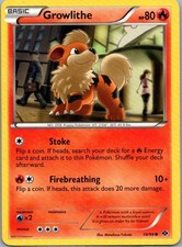 Pokemon TCG Growlithe 10/99 Next Destinies MP on eBay