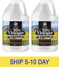 Calyptus 50% Pure Concentrated Vinegar | Maximum-Performance (12.5X) Power | Tec