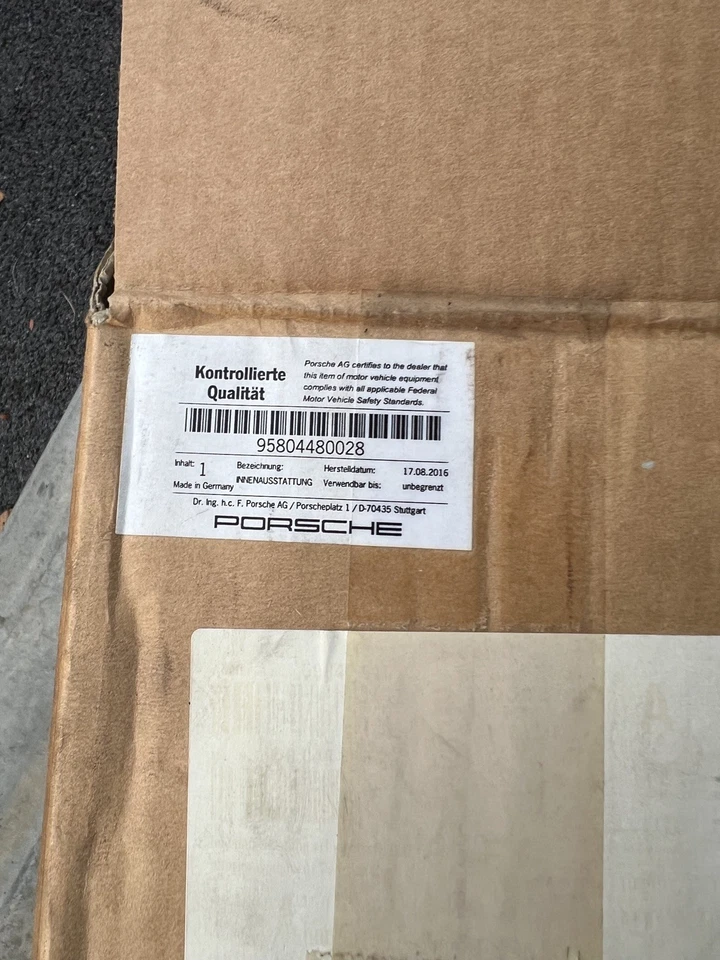 JUEGO DE MOLDURAS INTERIORES PULIDAS NEGRAS ANTRACITA GENUINAS DE FÁBRICA PORSCHE CAYENNE 958 OE Foto 4 de 4