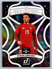Panini Donruss Zero Gravity Ethan Ampadu 15 Cymru Fifa World Cup Soccer Card