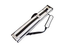 Champion 2X2,2X3,3X4 Leatherette Billiard Pool Cue Stick White Hard Case