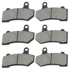 AHL Semi-metallic Front  Rear Brake Pads Set for Harley Touring FLHX black