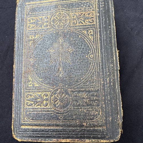 Vintage 1800s Religious Mission Book with Letter *Read - Imagen 7 de 8