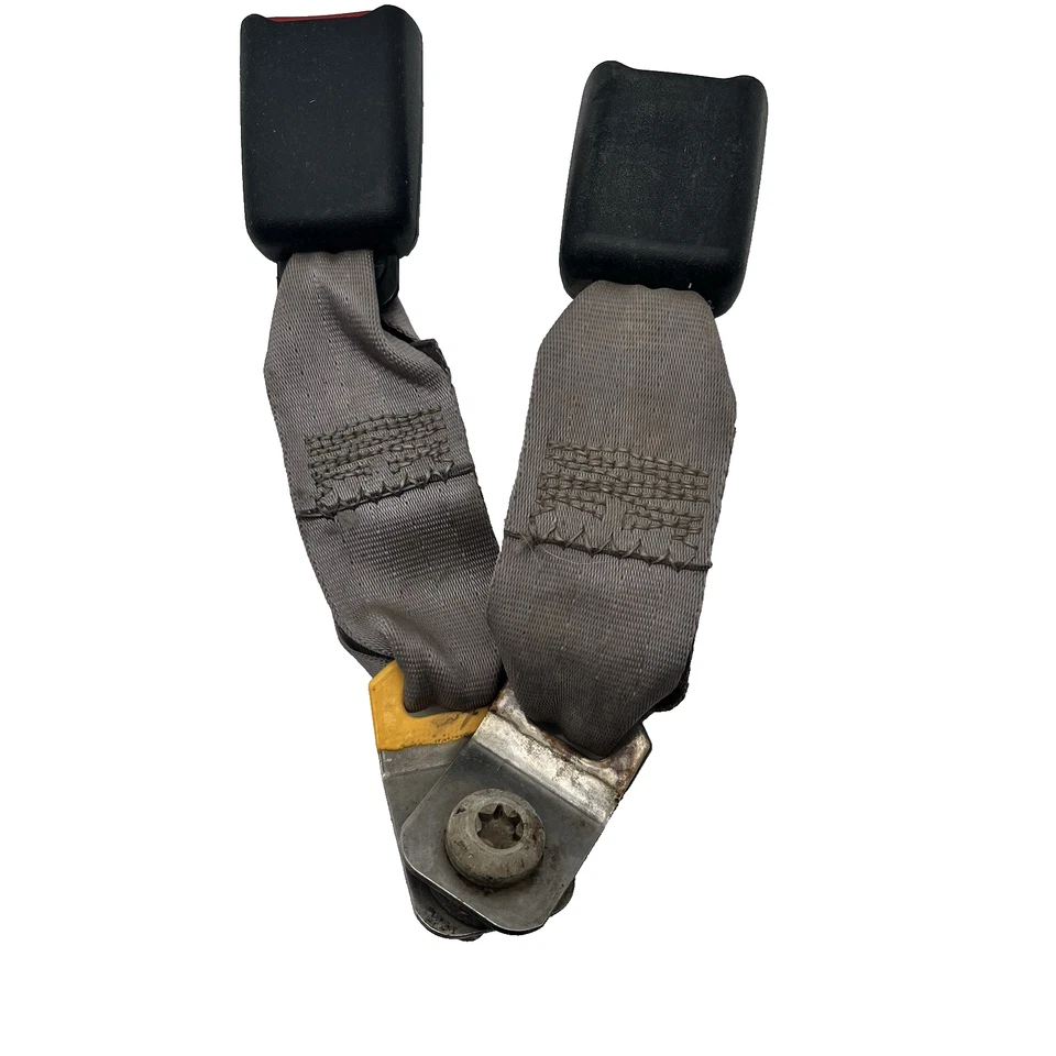 Ford F250 F350 Super Duty 1999-2001 doble cabina trasero derecho cinturón hebillas gris Foto 3 de 4