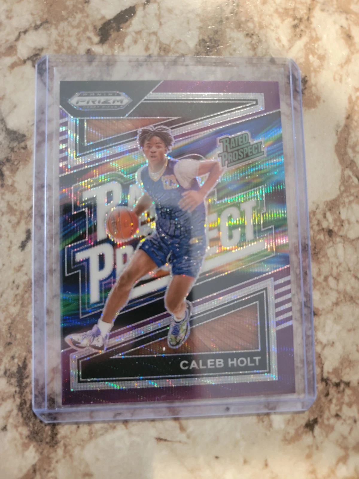 Caleb Holt trading card