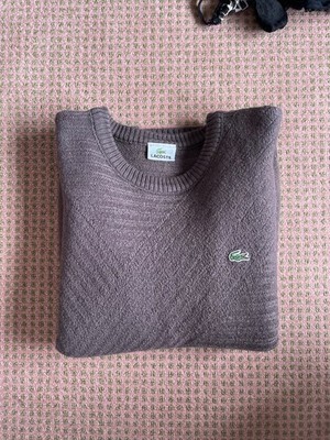 Vintage Lacoste Crew Neck Knit Sweater