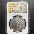 2021 S Privy Morgan Silver Dollar 100th Anniversary First Releases NGC MS70